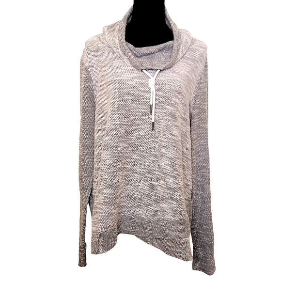 Calvin Klein Performance Cris Cross Terry Sweatshirt Tunic Women's Plus 1X - Picture 1 of 9